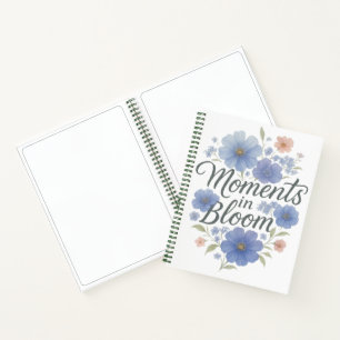 Blumenarbeit mit "Moments in Bloom" Notizblock