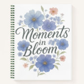 Blumenarbeit mit "Moments in Bloom" Notizblock (Vorderseite)