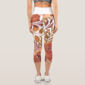 Blumenarrangements Capri Leggings (Rückseite)