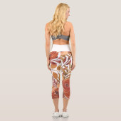 Blumenarrangements Capri Leggings (Rückseite)