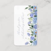 Blumenarschenhochzeit Platzkarte (Rückseite)