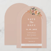 Blumenarschhochzeit Einladung (Vorne/Hinten)
