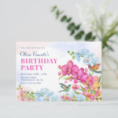 Blumenästhesie Einladung (Stehend Vorderseite)