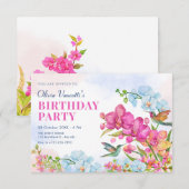 Blumenästhesie Einladung (Vorne/Hinten)