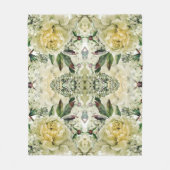 Blumenästhesie Fleecedecke (Vorderseite)