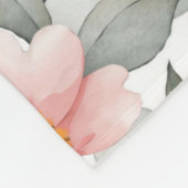 Blumenästhesie Fleecedecke (Ecke)