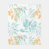 Blumenästhesie Fleecedecke (Vorderseite)