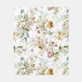 Blumenästhesie Fleecedecke (Vorderseite)