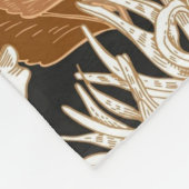 Blumenästhesie Fleecedecke (Ecke)