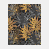 Blumenästhesie Fleecedecke (Vorderseite)