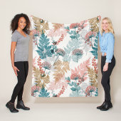 Blumenästhesie Fleecedecke