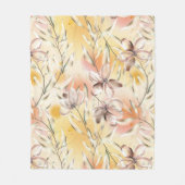 Blumenästhesie Fleecedecke (Vorderseite)