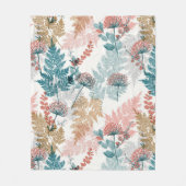 Blumenästhesie Fleecedecke (Vorderseite)