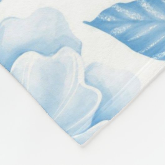 Blumenästhesie Fleecedecke (Ecke)