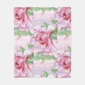 Blumenästhesie Fleecedecke (Vorderseite)