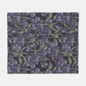 Blumenästhesie Fleecedecke (Vorderseite (Horizontal))