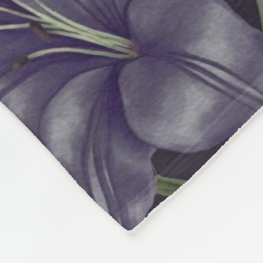 Blumenästhesie Fleecedecke (Ecke)