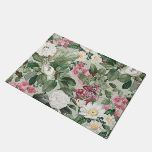 Blumenästhesie Fußmatte (Schrägansicht)