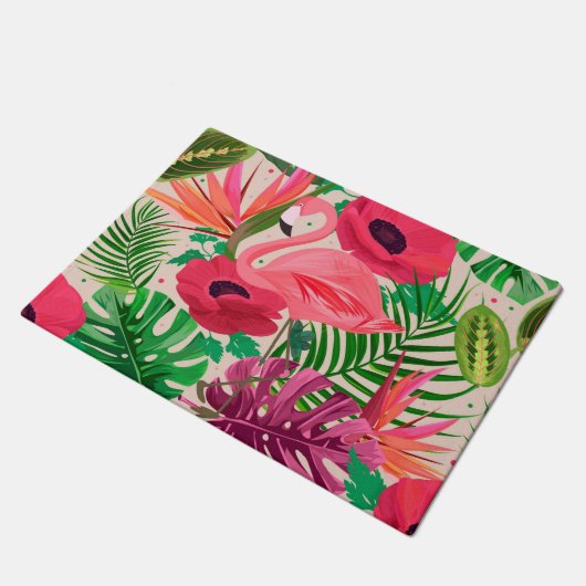 Blumenästhesie Fußmatte (Schrägansicht)