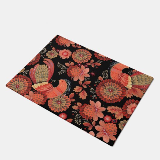 Blumenästhesie Fußmatte (Schrägansicht)