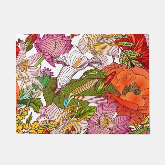 Blumenästhesie Fußmatte (Vorderseite)