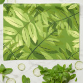 Blumenästhesie Geschirrtuch (Gefaltet)