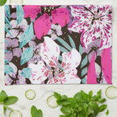 Blumenästhesie Geschirrtuch (Gefaltet)