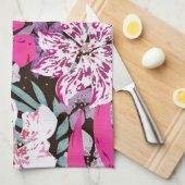 Blumenästhesie Geschirrtuch (Viertel Falte)