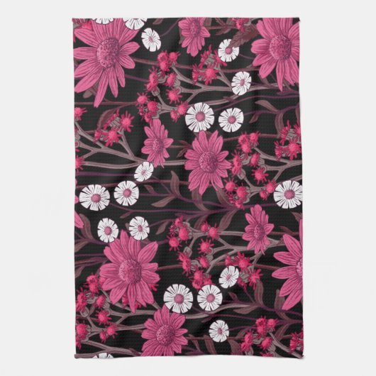 Blumenästhesie Geschirrtuch (Vertikal)