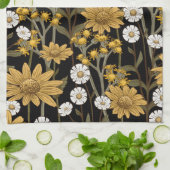 Blumenästhesie Geschirrtuch (Gefaltet)