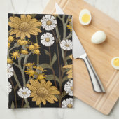 Blumenästhesie Geschirrtuch (Viertel Falte)