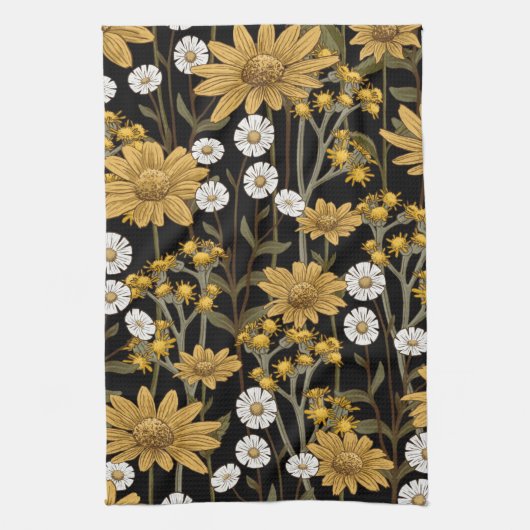 Blumenästhesie Geschirrtuch (Vertikal)