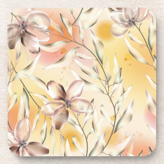 Blumenästhesie Getränkeuntersetzer (Vorderseite)