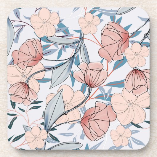 Blumenästhesie Getränkeuntersetzer (Vorderseite)