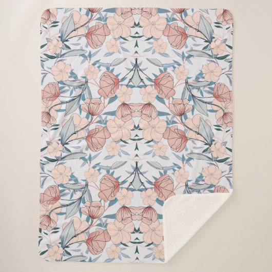 Blumenästhesie Sherpadecke (Vorderseite)