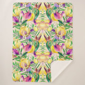 Blumenästhesie Sherpadecke (Vorderseite)