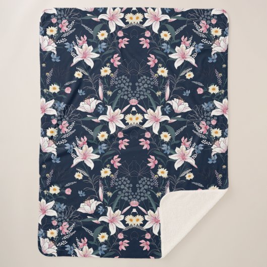 Blumenästhesie Sherpadecke (Vorderseite)