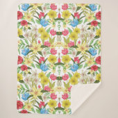 Blumenästhesie Sherpadecke (Vorderseite)