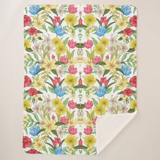 Blumenästhesie Sherpadecke (Vorderseite)