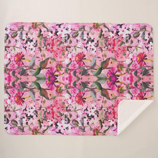 Blumenästhesie Sherpadecke (Vorderseite (Horizontal))