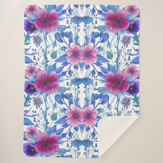 Blumenästhesie Sherpadecke (Vorderseite)