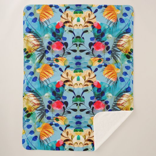 Blumenästhesie Sherpadecke (Vorderseite)