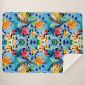 Blumenästhesie Sherpadecke (Vorderseite (Horizontal))