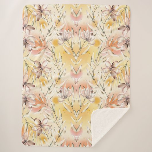 Blumenästhesie Sherpadecke (Vorderseite)