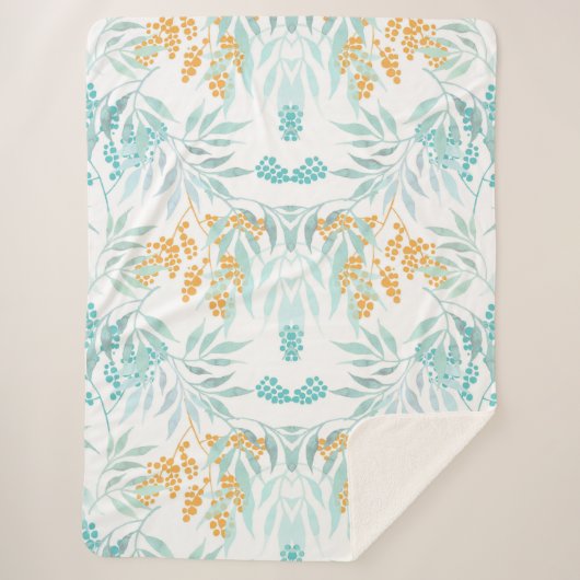 Blumenästhesie Sherpadecke (Vorderseite)