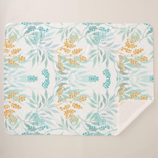 Blumenästhesie Sherpadecke (Vorderseite (Horizontal))