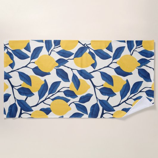 Blumenästhesie Strandtuch (Vorderseite)