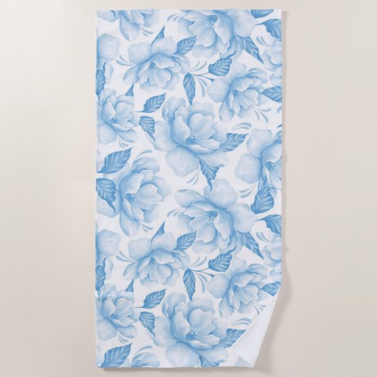 Blumenästhesie Strandtuch (Vorderseite)