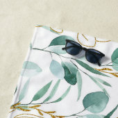 Blumenästhesie Strandtuch (Beispiel)