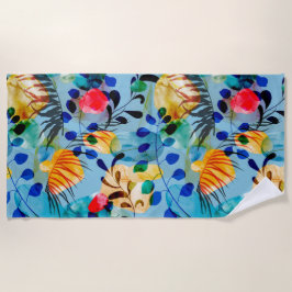 Blumenästhesie Strandtuch